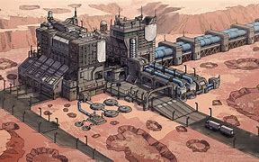 Image result for Factory Town Concept Art