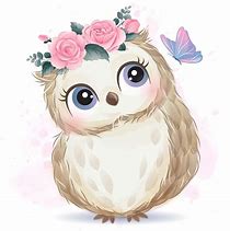 Image result for Cute Little Owl Cartoon