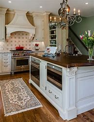 Image result for Kitchen Island with Microwave Shelf