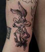 Image result for Road Runner and Coyote Tattoo Designs