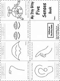 Image result for Five Senses Booklet Printable
