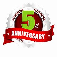 Image result for 5 Years Logo