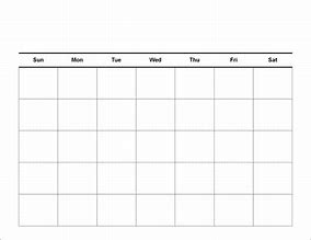 Image result for Fillable Blank 30-Day Calendar