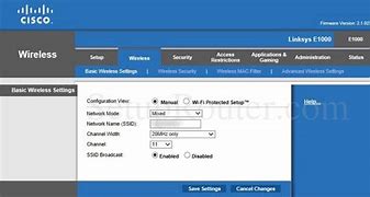 Image result for WLAN Settings Page