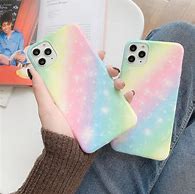 Image result for Phone Case Sparkle Rainbow