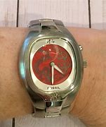 Image result for Fossil Dragon LCD Watch