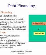 Image result for Debt Financing Definition