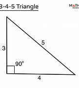 Image result for 3 4 5 Triangle Angles
