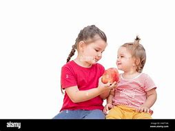 Image result for Children Sharing Apple
