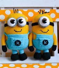 Image result for Crochet Minion Hat Free Pattern