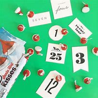 Image result for Hershey Kiss Advent Calendar