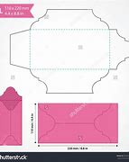 Image result for DL Size Envelope Pattern