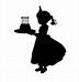 Image result for Girl Standing with Umbrella Silhouette