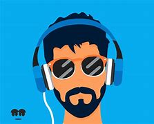 Image result for Listening to Music Animated