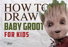 Image result for Baby Groot Pencil Sketch
