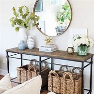 Image result for How to Decorate a Corner Console Table
