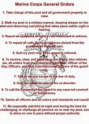 Image result for 12 General Orders Marine Corps