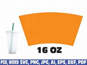 Image result for 16 Oz Cup Size Sign
