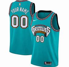 Image result for Memphis Grizzlies Jersey. Blue