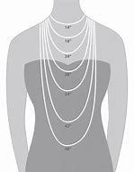 Image result for millimeters to inch necklace charts