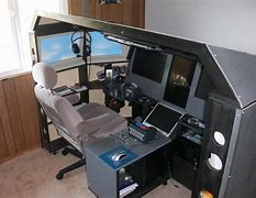 Image result for Flight Simulator Computer Desk