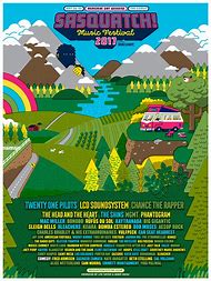 Image result for Sasquatch Music Fest Poster