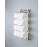 Image result for Brushed Nickel Towel Racks Over Toilet