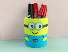 Image result for How to Make a Minion Pencil Case