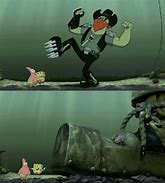 Image result for Spongebob vs Monster Meme