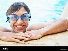 Image result for Man with Goggles Swimming