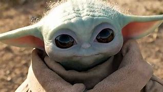 Image result for Baby Yoda Looking Up