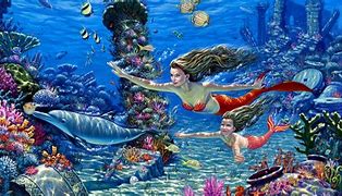 Image result for Little Mermaid Art Wallpaper