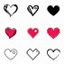 Image result for Heart Icon Pixel Art