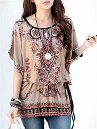 Image result for Bohemian Style Tops