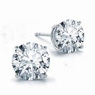 Image result for Real Diamond Stud Earrings