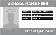 Image result for What Is a School ID