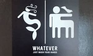 Image result for Bathroom Sign Meme