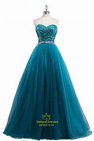 Image result for Aqua Blue Prom Dress