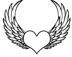 Image result for Wings Vector Black and White