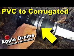 Image result for PVC to Corrugated Pipe Adapter