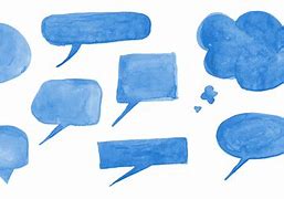 Image result for Image of a Blue Text Bubble No Background