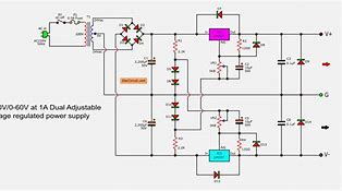 Image result for Adjustable Power Supply Circuit