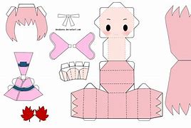 Image result for 3D Paper Figure Template