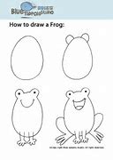 Image result for Frog Line Drawing