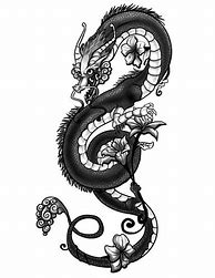 Image result for Gothic Dragon Tattoo Designs