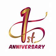 Image result for 1st Year Anniversery Logo