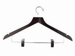 Image result for Black Wooden Hangers