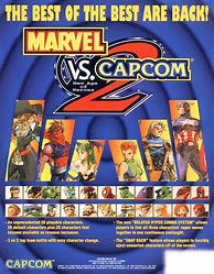 Image result for Marvel Vs. Capcom Arcade Poster