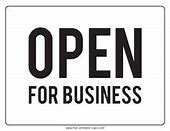Image result for Printable Business Signs