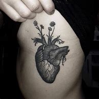 Image result for Black Heart Tattoo Designs